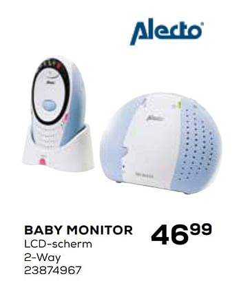 Aanbiedingen Alecto baby monitor lcd-scherm 2-way - Alecto - Geldig van 23/02/2021 tot 23/03/2021 bij Supra Bazar