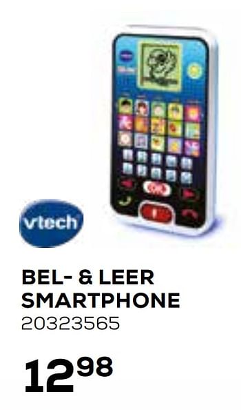 Aanbiedingen Vtech bel- + leer smartphone - Vtech - Geldig van 23/02/2021 tot 23/03/2021 bij Supra Bazar