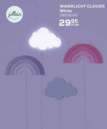 Aanbiedingen Wandlicht clouds white - Huismerk - Supra Bazar - Geldig van 23/02/2021 tot 23/03/2021 bij Supra Bazar
