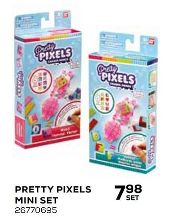 Aanbiedingen Pretty pixels mini set - Pretty Pixels - Geldig van 23/02/2021 tot 23/03/2021 bij Supra Bazar