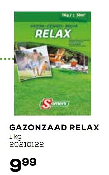 Aanbiedingen Gazonzaad relax - Somers - Geldig van 23/02/2021 tot 23/03/2021 bij Supra Bazar