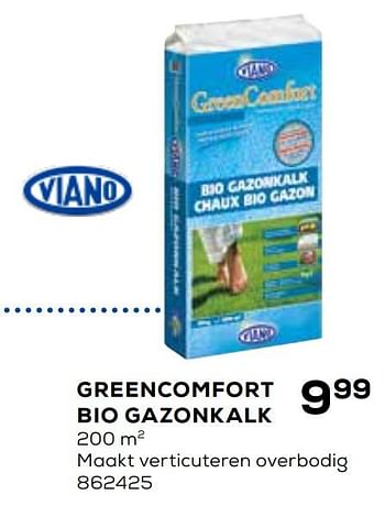 Aanbiedingen Greencomfort bio gazonkalk - Viano - Geldig van 23/02/2021 tot 23/03/2021 bij Supra Bazar