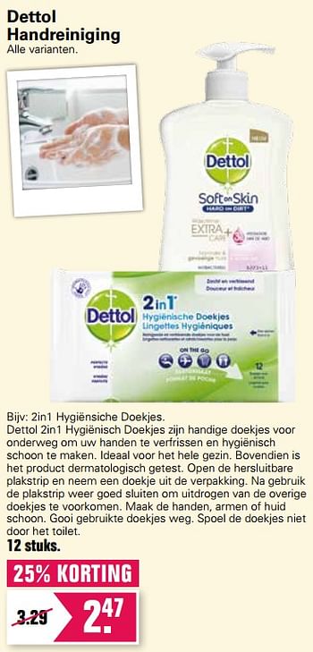 Aanbiedingen Dettol handreiniging - Dettol - Geldig van 24/02/2021 tot 13/03/2021 bij De Online Drogist