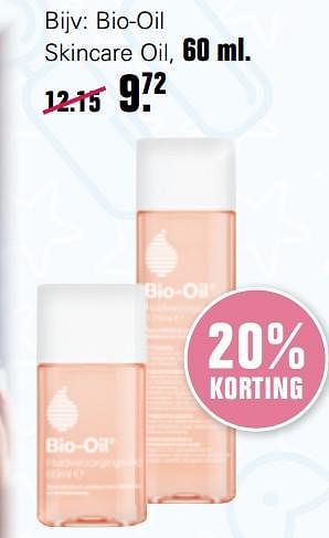 Aanbiedingen Bio-oil skincare oil - Bio-Oil - Geldig van 24/02/2021 tot 13/03/2021 bij De Online Drogist