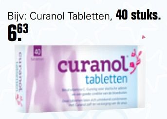 Aanbiedingen Curanol tabletten - Curanol - Geldig van 24/02/2021 tot 13/03/2021 bij De Online Drogist