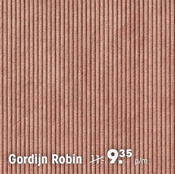 Aanbiedingen Gordijn robin - Huismerk - Kwantum - Geldig van 01/03/2021 tot 14/03/2021 bij Kwantum
