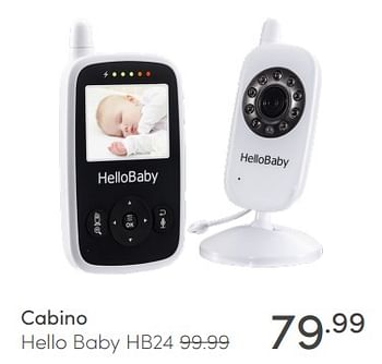 Aanbiedingen Cabino hello baby hb24 - Cabino - Geldig van 28/02/2021 tot 06/03/2021 bij Baby & Tiener Megastore