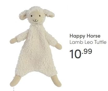 Aanbiedingen Happy horse lamb leo tuttle - Happy Horse - Geldig van 28/02/2021 tot 06/03/2021 bij Baby & Tiener Megastore