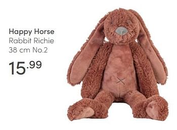 Aanbiedingen Happy horse rabbit richie - Happy Horse - Geldig van 28/02/2021 tot 06/03/2021 bij Baby & Tiener Megastore