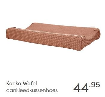 Aanbiedingen Koeka wafel aankleedkussenhoes - Koeka - Geldig van 28/02/2021 tot 06/03/2021 bij Baby & Tiener Megastore