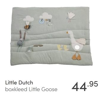 Aanbiedingen Little dutch boxkleed little goose - Little Dutch - Geldig van 28/02/2021 tot 06/03/2021 bij Baby & Tiener Megastore