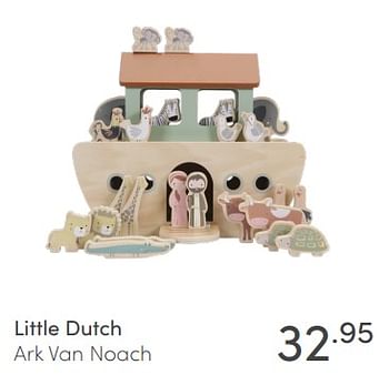 Aanbiedingen Little dutch ark van noach - Little Dutch - Geldig van 28/02/2021 tot 06/03/2021 bij Baby & Tiener Megastore