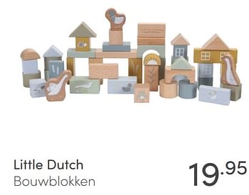 Aanbiedingen Little dutch bouwblokken - Little Dutch - Geldig van 28/02/2021 tot 06/03/2021 bij Baby & Tiener Megastore