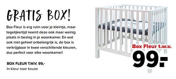 Aanbiedingen Box fleur t.w.v. - Huismerk - Baby-Dump - Geldig van 01/03/2021 tot 20/03/2021 bij Baby-Dump