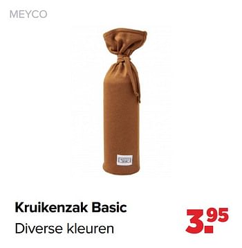 Aanbiedingen Kruikenzak basic - Meyco - Geldig van 01/03/2021 tot 20/03/2021 bij Baby-Dump