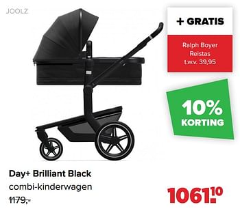 Aanbiedingen Day+ brilliant black combi-kinderwagen - Joolz - Geldig van 01/03/2021 tot 20/03/2021 bij Baby-Dump