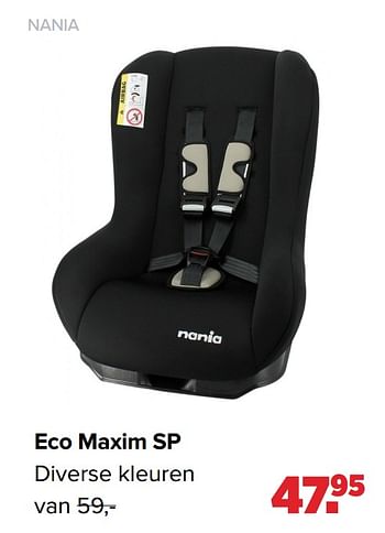 Aanbiedingen Eco maxim sp - Nania - Geldig van 01/03/2021 tot 20/03/2021 bij Baby-Dump