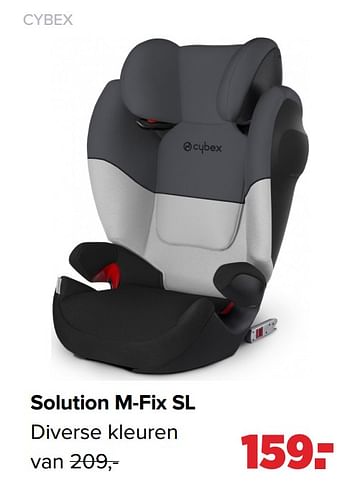 Aanbiedingen Solution m-fix sl - Cybex - Geldig van 01/03/2021 tot 20/03/2021 bij Baby-Dump