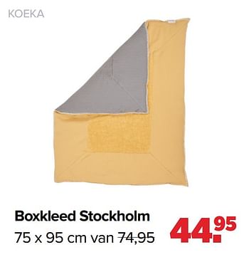 Aanbiedingen Boxkleed stockholm - Koeka - Geldig van 01/03/2021 tot 20/03/2021 bij Baby-Dump