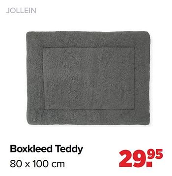 Aanbiedingen Boxkleed teddy - Jollein - Geldig van 01/03/2021 tot 20/03/2021 bij Baby-Dump