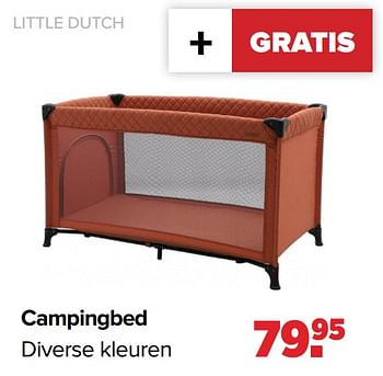 Aanbiedingen Campingbed - Little Dutch - Geldig van 01/03/2021 tot 20/03/2021 bij Baby-Dump