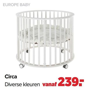 Aanbiedingen Circa - Europe baby - Geldig van 01/03/2021 tot 20/03/2021 bij Baby-Dump