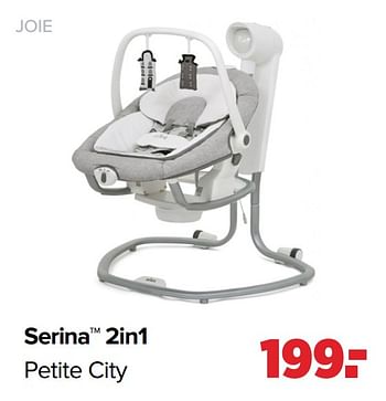 Aanbiedingen Serina 2in1 petite city - Joie - Geldig van 01/03/2021 tot 20/03/2021 bij Baby-Dump
