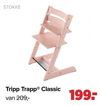 Aanbiedingen Tripp trapp classic - Stokke - Geldig van 01/03/2021 tot 20/03/2021 bij Baby-Dump
