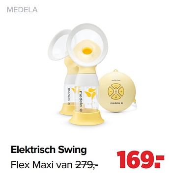 Aanbiedingen Elektrisch swing flex maxi - Medela - Geldig van 01/03/2021 tot 20/03/2021 bij Baby-Dump