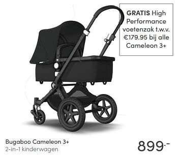 Aanbiedingen Bugaboo cameleon 3+ 2-in-1 kinderwagen - Bugaboo - Geldig van 07/03/2021 tot 13/03/2021 bij Baby & Tiener Megastore