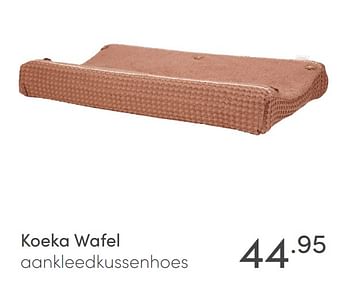 Aanbiedingen Koeka wafel aankleedkussenhoes - Koeka - Geldig van 07/03/2021 tot 13/03/2021 bij Baby & Tiener Megastore