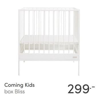 Aanbiedingen Coming kids box bliss - Coming Kids - Geldig van 07/03/2021 tot 13/03/2021 bij Baby & Tiener Megastore