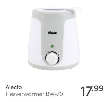 Aanbiedingen Alecto flesverwarmer bw-70 - Alecto - Geldig van 07/03/2021 tot 13/03/2021 bij Baby & Tiener Megastore