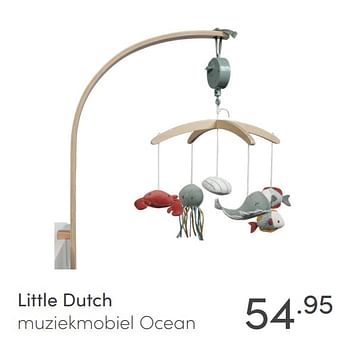 Aanbiedingen Little dutch muziekmobiel ocean - Little Dutch - Geldig van 07/03/2021 tot 13/03/2021 bij Baby & Tiener Megastore