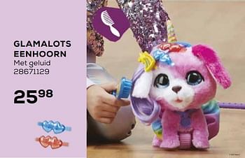Aanbiedingen Glamalots eenhoorn - Hasbro - Geldig van 16/03/2021 tot 20/04/2021 bij Supra Bazar