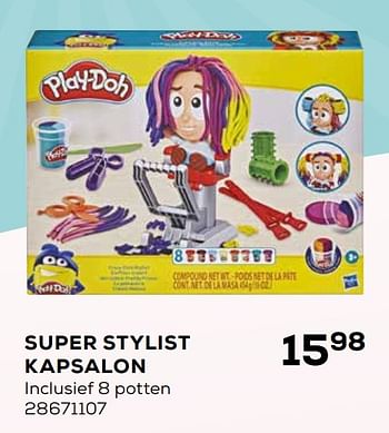 Aanbiedingen Super stylist kapsalon - Hasbro - Geldig van 16/03/2021 tot 20/04/2021 bij Supra Bazar