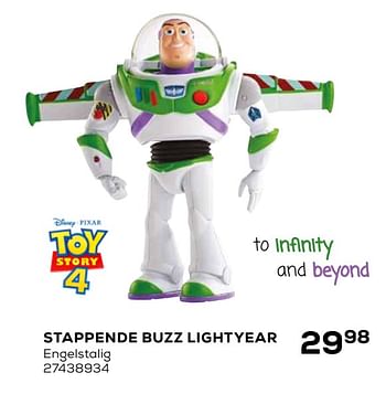 Aanbiedingen Stappende buzz lightyear - Disney - Geldig van 16/03/2021 tot 20/04/2021 bij Supra Bazar