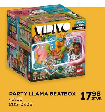 Aanbiedingen Vidiyo party llama beatbox - Lego - Geldig van 16/03/2021 tot 20/04/2021 bij Supra Bazar