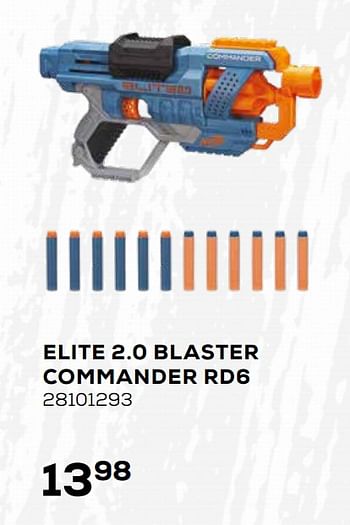 Aanbiedingen Elite 2.0 blaster commander rd6 - Hasbro - Geldig van 16/03/2021 tot 20/04/2021 bij Supra Bazar