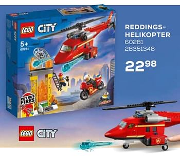 Aanbiedingen Reddingshelikopter - Lego - Geldig van 16/03/2021 tot 20/04/2021 bij Supra Bazar