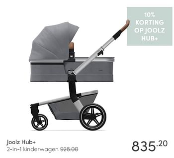 Aanbiedingen Joolz hub+ 2-in-1 kinderwagen - Joolz - Geldig van 14/03/2021 tot 20/03/2021 bij Baby & Tiener Megastore