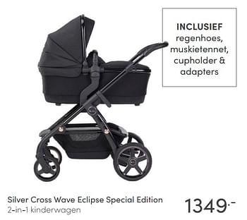 Aanbiedingen Silver cross wave eclipse special edition 2-in-1 kinderwagen - Silver Cross - Geldig van 14/03/2021 tot 20/03/2021 bij Baby & Tiener Megastore