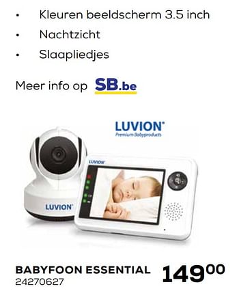 Aanbiedingen Luvion babyfoon essential - Luvion - Geldig van 16/03/2021 tot 20/04/2021 bij Supra Bazar