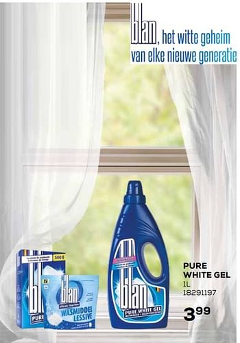 Aanbiedingen Pure white gel - Blan - Geldig van 16/03/2021 tot 20/04/2021 bij Supra Bazar