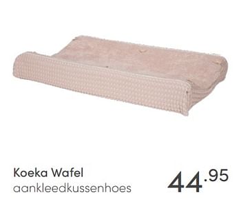 Aanbiedingen Koeka wafel aankleedkussenhoes - Koeka - Geldig van 14/03/2021 tot 20/03/2021 bij Baby & Tiener Megastore