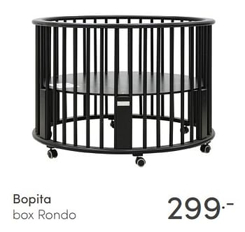 Aanbiedingen Bopita box rondo - Bopita - Geldig van 14/03/2021 tot 20/03/2021 bij Baby & Tiener Megastore