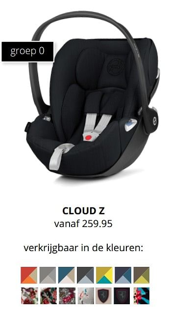Aanbiedingen Cloud z - Cybex - Geldig van 14/03/2021 tot 20/03/2021 bij Baby & Tiener Megastore