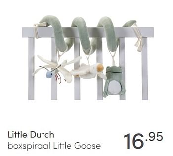 Aanbiedingen Little dutch boxspiraal little goose - Little Dutch - Geldig van 14/03/2021 tot 20/03/2021 bij Baby & Tiener Megastore