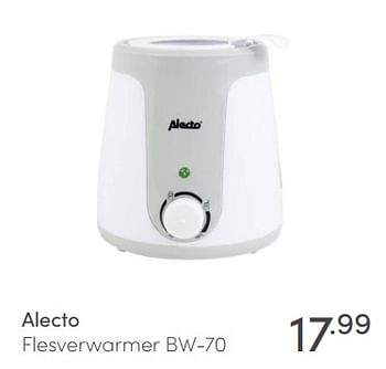 Aanbiedingen Alecto flesverwarmer bw-70 - Alecto - Geldig van 14/03/2021 tot 20/03/2021 bij Baby & Tiener Megastore
