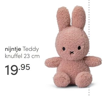 Aanbiedingen Nijntje teddy knuffel - Nijntje - Geldig van 14/03/2021 tot 20/03/2021 bij Baby & Tiener Megastore